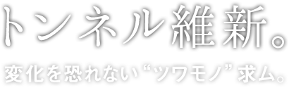 トンネル維新。